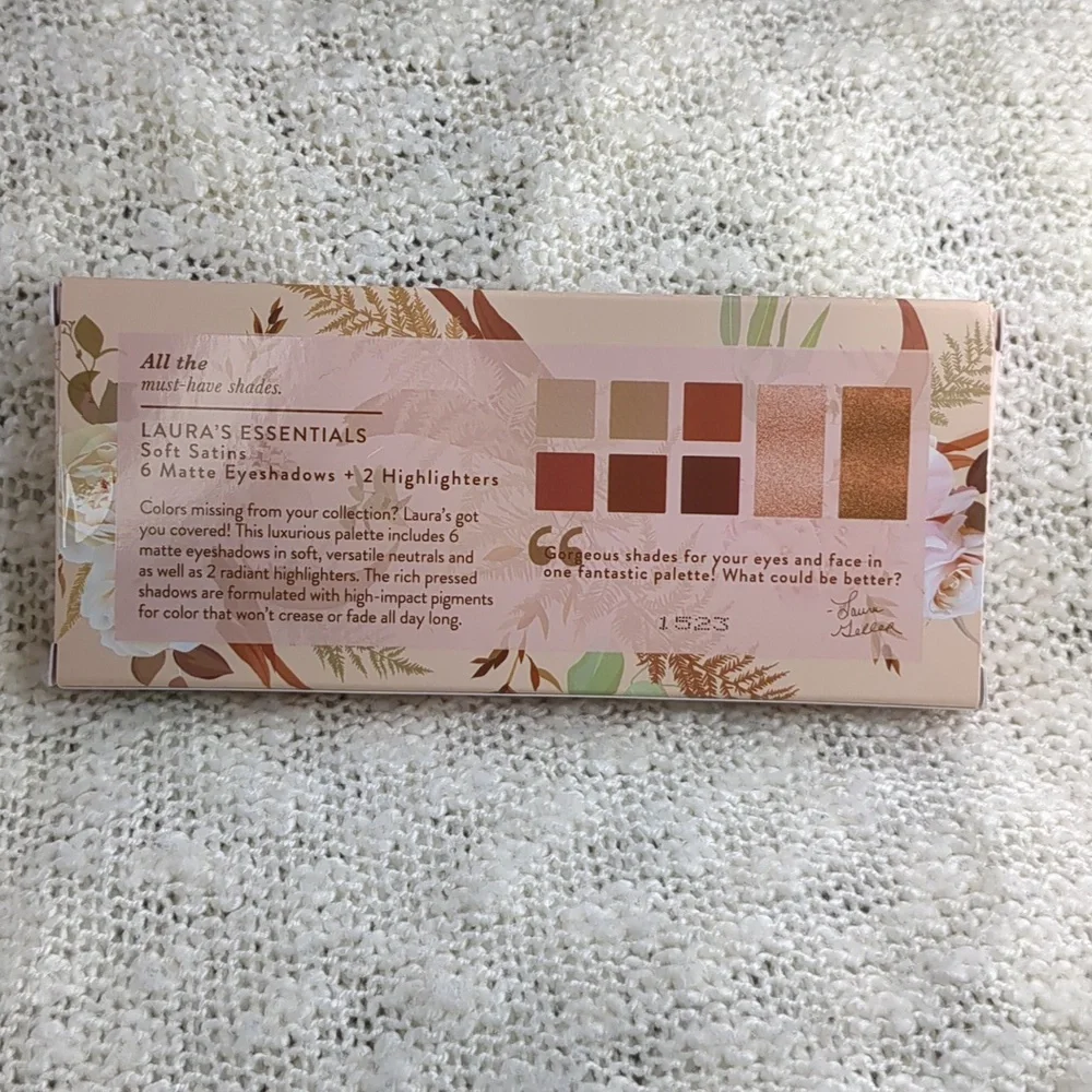 Laura Geller Soft Satins 6 Matte Eyeshadows + 2 Highlighters, 6x 4.8g/2x 6g